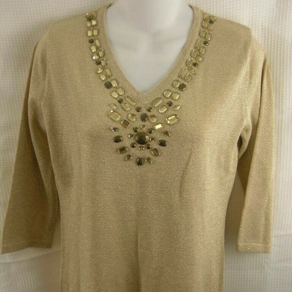 JM Collection Women's Sweater Size PS Petite Small